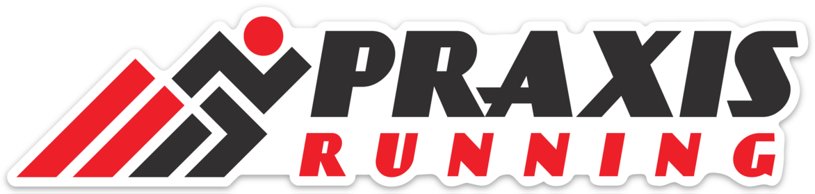 PraxisRunning Sticker 8"x1.8"